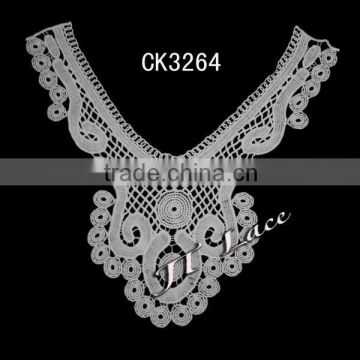 100% cotton chemical lace collar CK3264