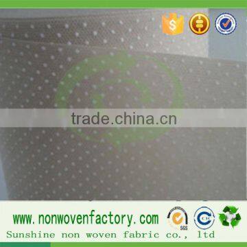 PVC dot nonslip fabric materials in making slippers