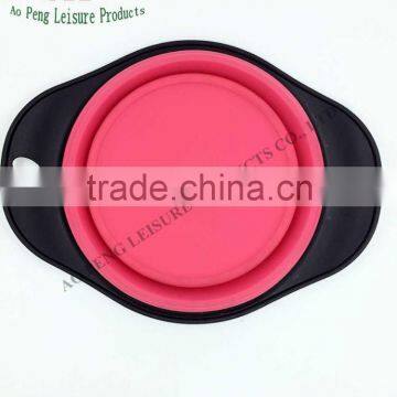 2016 Wholesale Pet Product Bowl Foldable Silicone Dog Bowl photo-3