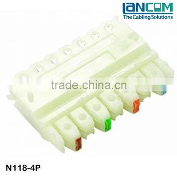 Lancom Fully Stock factory branded designer 4 pair 110 connection block 110 wiring block