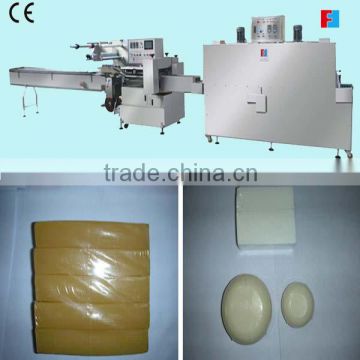 PLC control automatic soap shrink horizontal flow packing machine