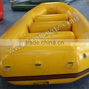 2016 Hot Sale New Product Kinder Joy Aluminum Bottom Inflatable Drift Boat Water Float photo-6
