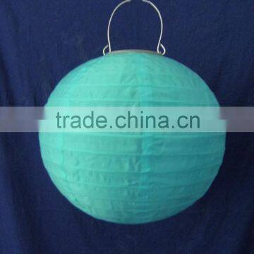 hanging nylon solar chinese lantern