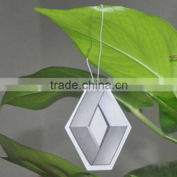 OEM Car Air Freshener Pack for Promotion, Printing 2 Side Paper Air Fresheners,hanging Auto Perfume Car Air Freshener