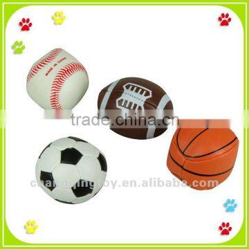 Novelty PU Sports ball Keychain toys,Promotion Keychain toys