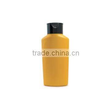 200ml empty shampoo HDPE bottle with the flip cap fashion shampoo bottle men