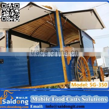 New hot sale coffee food van/food truck fast food van/van for fast food