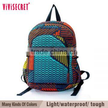 Vivisecret Colorful Polyester Cheap School Backpack With Rain Cover photo-2