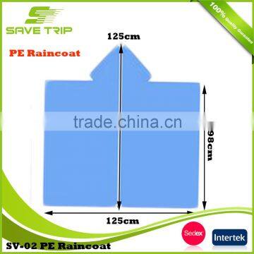 10 Years Manufacturer Experience Factory Supply Waterproof Disposable Transparent Plastic Rainwear photo-5