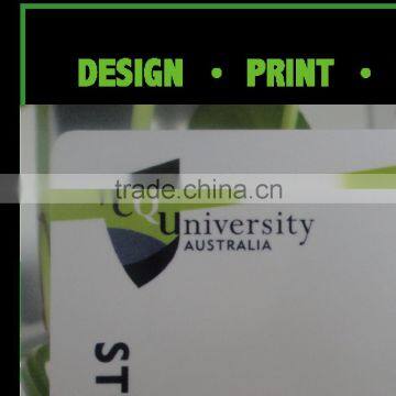 Free Sample..!! Plastic Australia University card/ plastic student cards