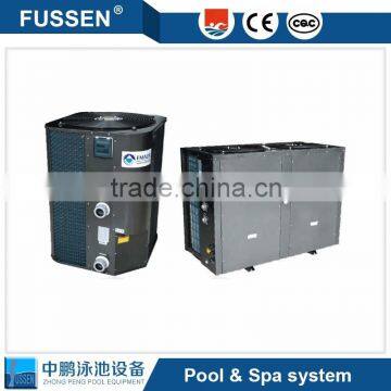 Swimming pool water heater heat pump heat exchanger heating equipment systems