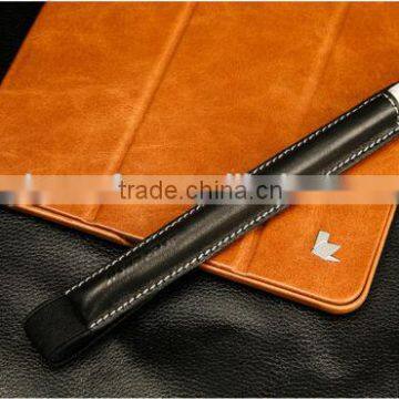 Genuine Leather Apple Pencil Holder With Elastic Carrying Band photo-2