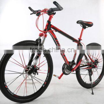 made in china factory hot sell 26 inch high quality with Aluminum alloy frame suspension mountain bicycle