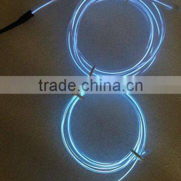 pure white el wire 2.3mm & 5mm diameter