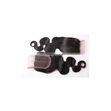 Bleached Knots 7A Cheap Brazilian Virgin Hair Closure 4x4 Body Wave Middle Part 100% Human Hair Lace Closure