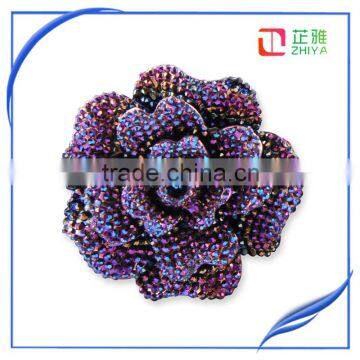 Bright Vibrant Colours Bow Resin Crafts Flat Back Resin Flower in AB Colors photo-3