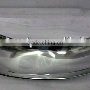 Aluminium Metal Fruit Candy Bowl Shiny Mirror Polish