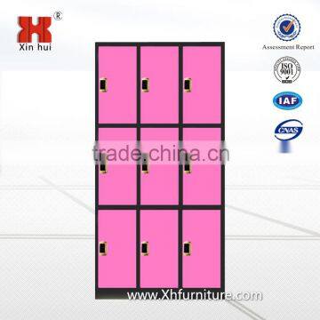 9 door electronic lock bathroom clothes locker