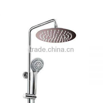 Elegant Wall Mounted Bathroom Shower Chrome Faucet photo-3