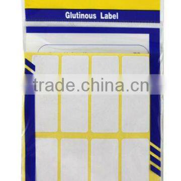 Blank self adhesive label set