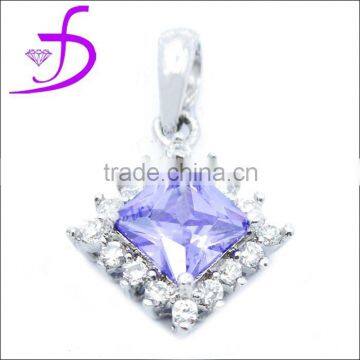 925 Sterling Silver Zircon Jewellery fine silver jewelry pendant