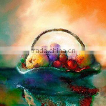 Handmade fruits oil painting