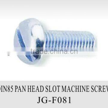 din85 pan head slot machine screw