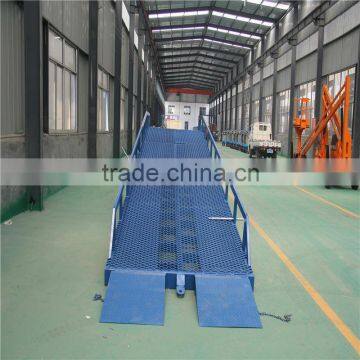 CE Portable Mobile Hydraulic Container Dock Loading Ramp