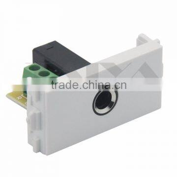 Multimedia 6.35 stereo Mike Connector With Backside Screw Connection