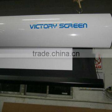 Electric Motorized tensioned screen