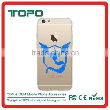 Pokemon GO transparent soft TPU mobile covers print design phone cases for iphone 6 6s 7 plus case