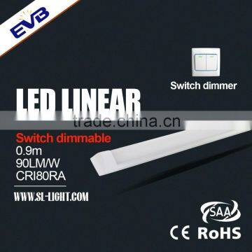 Exclusive prodoucts! 30W dimmable linear led light suspended light 3years warranty