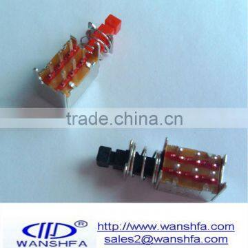PS-22F03 50V DC Self-lock Push Switch
