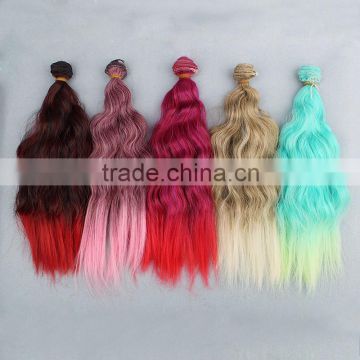 25CM Wavy Hair Extension for DIY Doll Wig