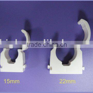 plastic pipe clamp - snap over