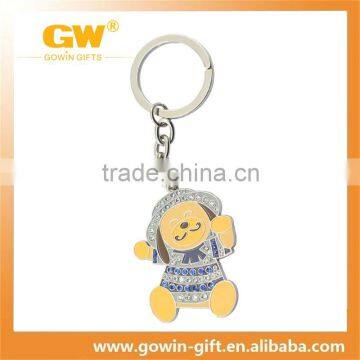 Custom metal plush keychain