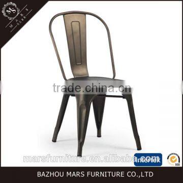 Italian style optional colors simple design metal dining chair