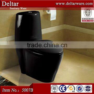 Glaze Smooth Toilet Bowl Color, One Piece Sanitary Ware Ceramic Yellow Toilet, wc Ceramic Color Toilet photo-2
