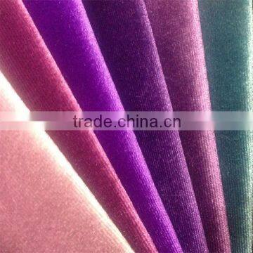 100% Polyester  Cheap Wholesale Micro Spun Velvet Fabric For Sale For dress