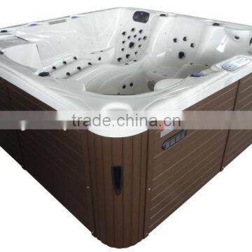 a lounge 121 JETS Acrylic Balboa Whirlpool hot tub outdoor spa with luxury pillows