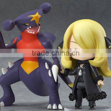 adroable gitrl with monster action figure,hot selling PVC/ABS action figure,OEM action figure China manufacturer