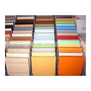 different colors melamine particle board