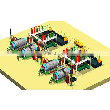 waste tyre pyrolysis machine