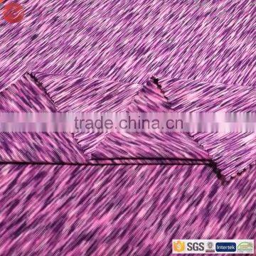 Heather Knitting Fabric/Space Dye Poly Spandex Circular Fabric