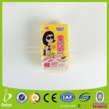 Super Absorption & Convex Core 245/305 Night Use Free Sample OEM/Freemore FZD Women Sanitary Towel Menstruation Pad photo-5