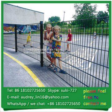 Welded Metal Double Wire Fence Ornamental Nylofor 2D Fence Spain photo-5