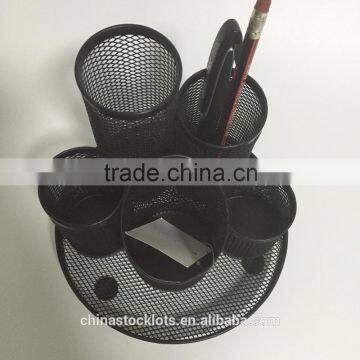 Promotional Gifts Office and School Desk Organizer Metal Mesh Pen Holder photo-3