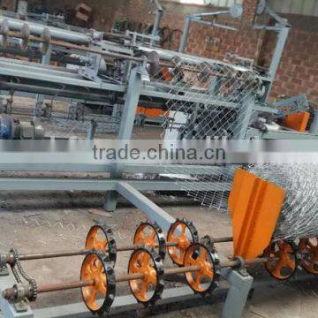 2 Wires Entry Fully Automatic Chain Link Mesh Machine With Mesh Rolling Machine photo-3