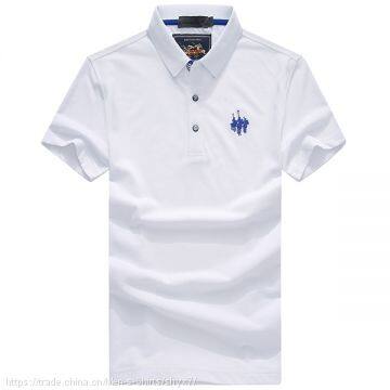 Yixigeluo2017 New Men's T-shirt Foreign Trade Men's T-shirt Men's Short Sleeved Polo Shirt photo-2