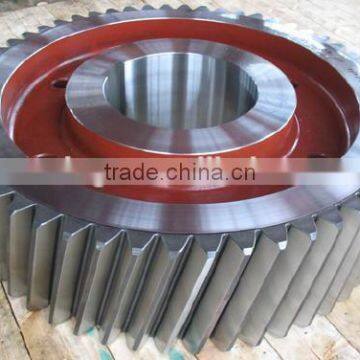 Customized stainless steel large diameter double spur gear at reasonable prices